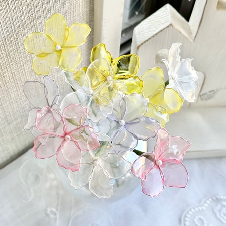 ふわふわフラワー10本セット