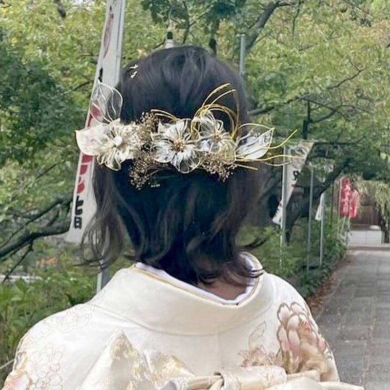 髪飾りオプション】水引4本 | cuore