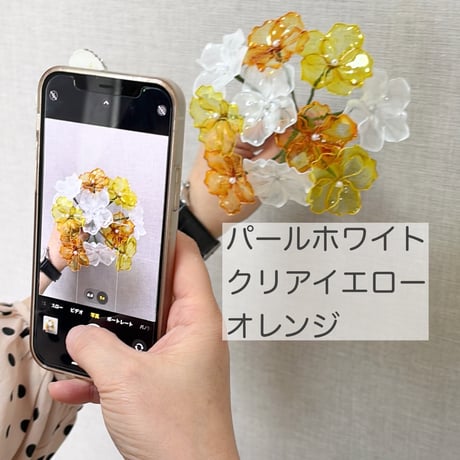 【ワークショップ】生徒さんの作品(ふわふわフラワー編)