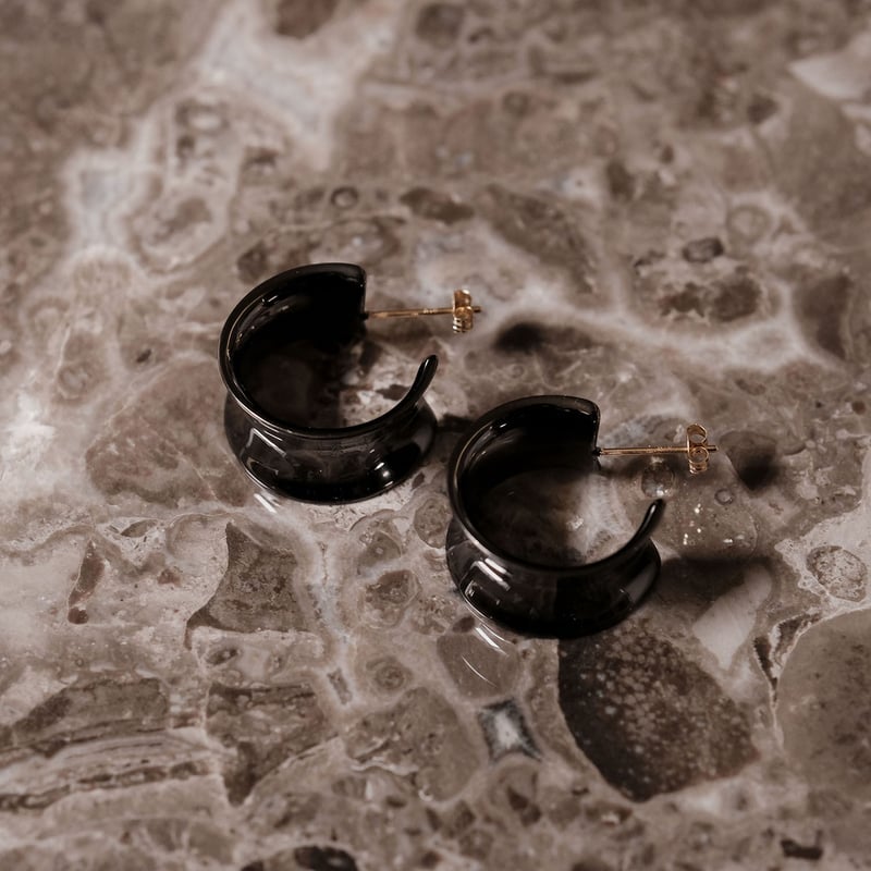 botanical -shadow-］タービー ピアス M | HAH JEWELRY