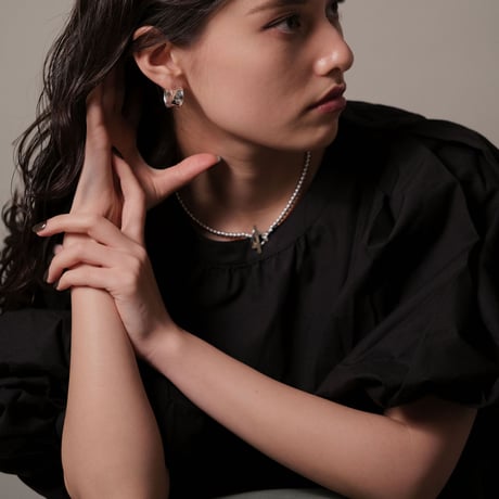 ［botanical］タービー フープ ピアス M