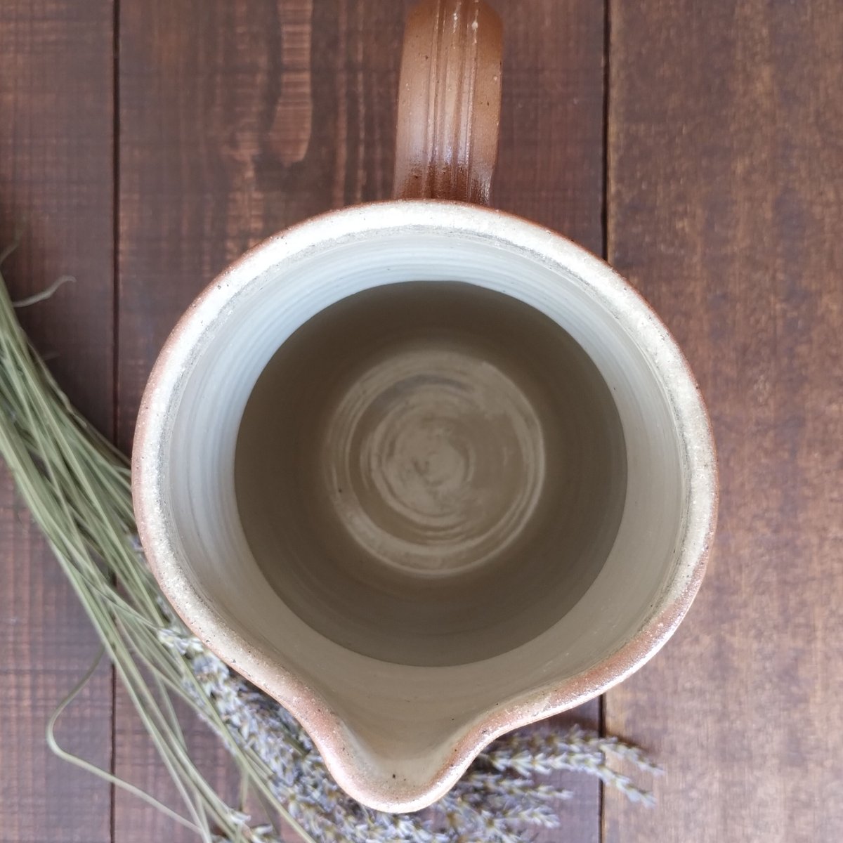 フランスヴィンテージ テラコッタ色のピッチャー4 | フランス