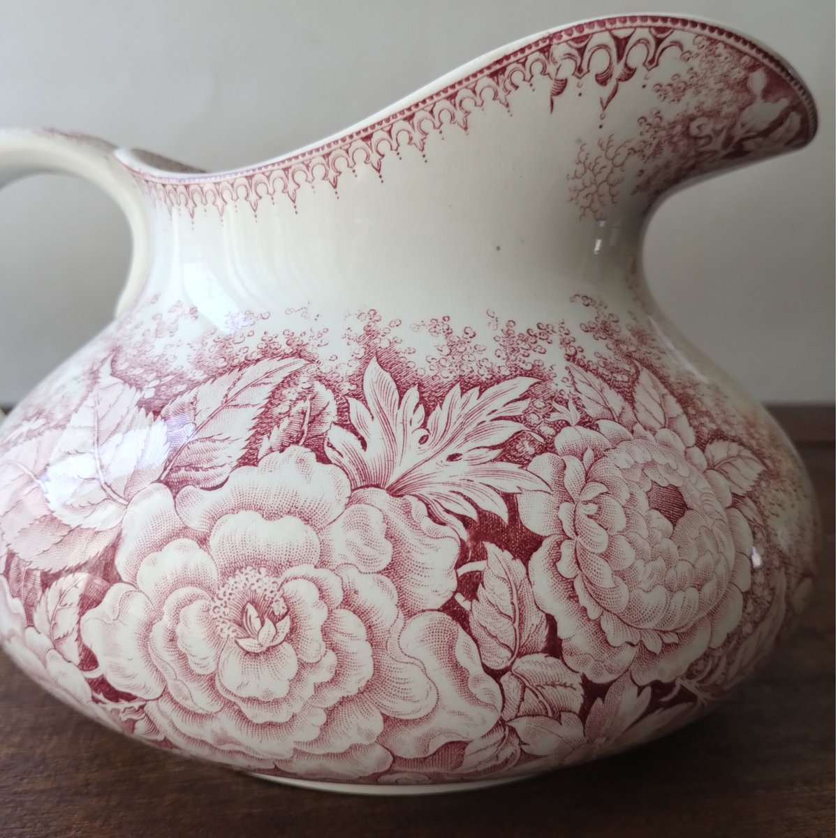 フランスアンティーク 薔薇が描かれたピシェ | フランス アンティーク