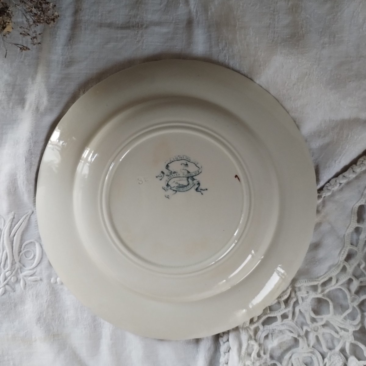 フランスアンティーク ボルドー窯のプレートa | フランス アンティーク