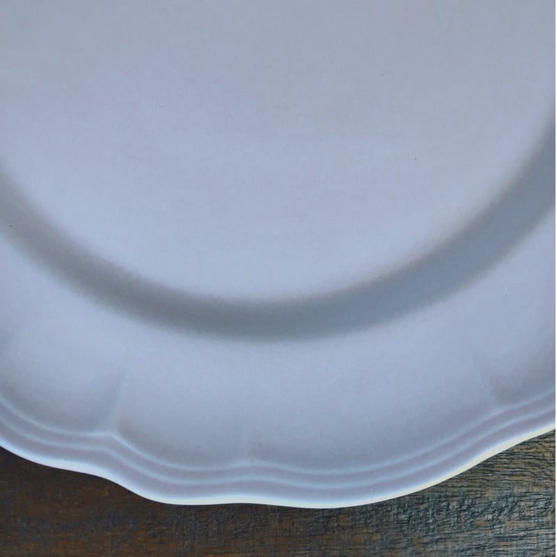 フランスアンティークプレート ピンクの花リムc | フランス