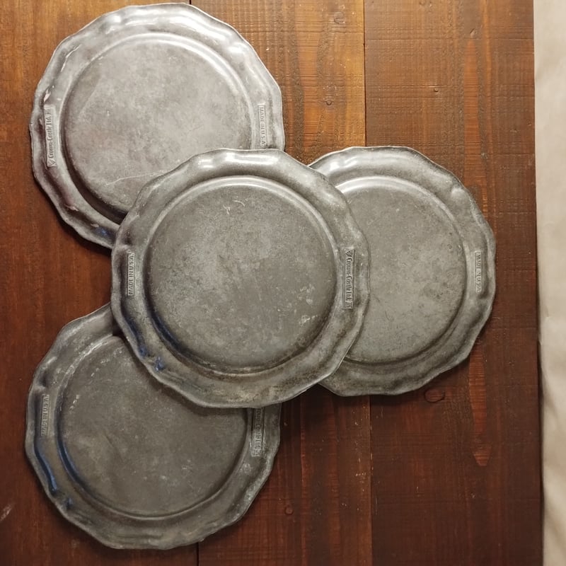 アメリカヴィンテージ ピュータープレート | フランス アンティーク