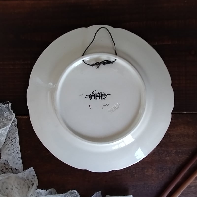 フランスアンティーク サルグミンヌ リシャールシリーズのプレートg