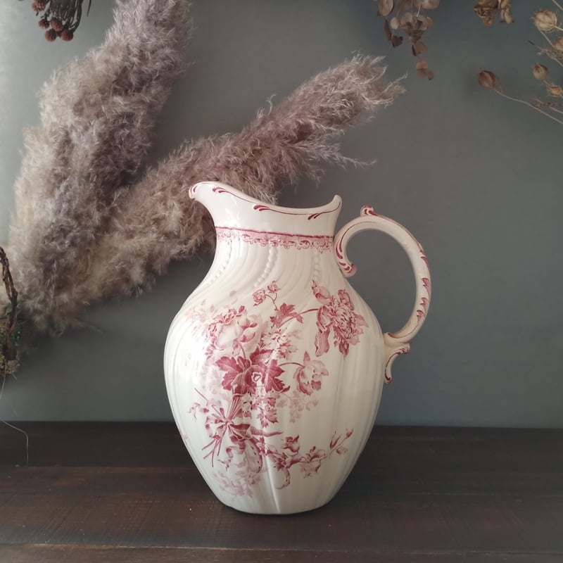 フランスアンティーク ピシェ フランスアンティーク フォンタンジュ柄のピシェ | フランス