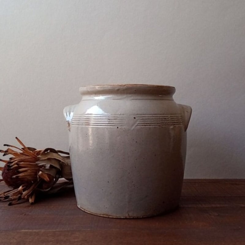 フランスの素朴なコンフィポット | フランス アンティーク 陶器