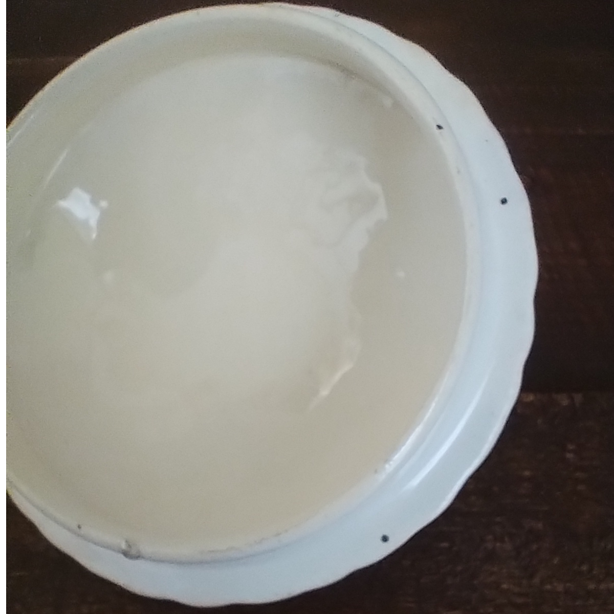 フランスアンティーク シュガーポット サルグミンヌ フォンタンジュ青