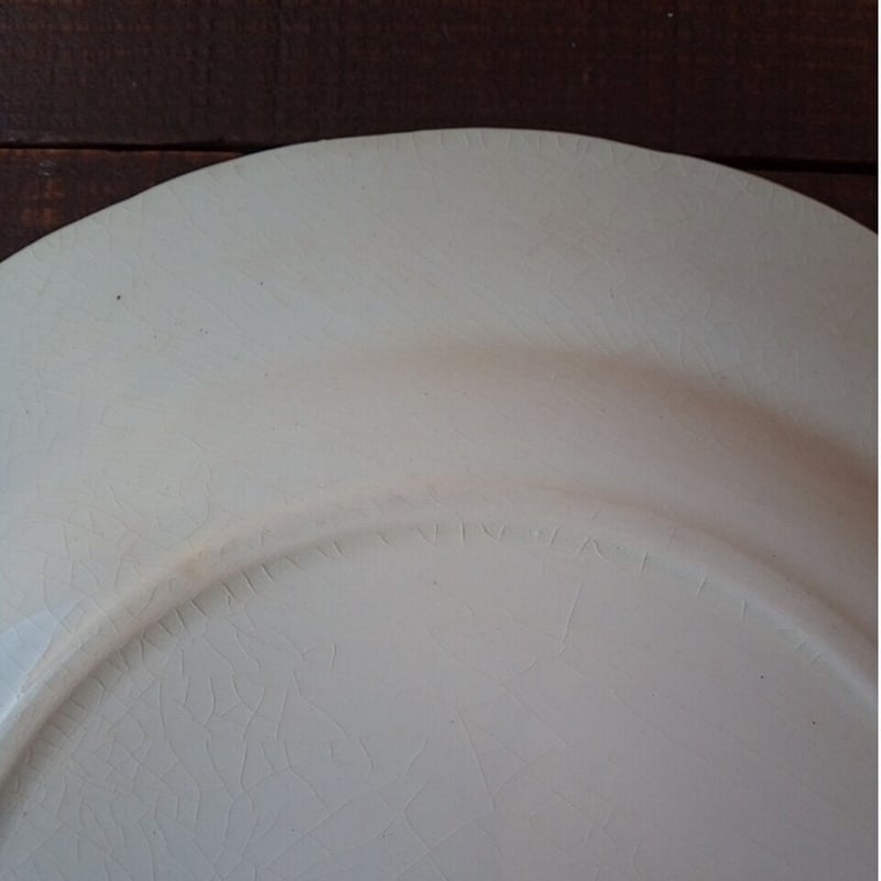 フランスアンティーク ブラウンのプレート（ a ） | フランス