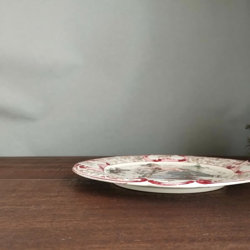 フランスアンティーク サルグミンヌ リシャールシリーズのプレートc