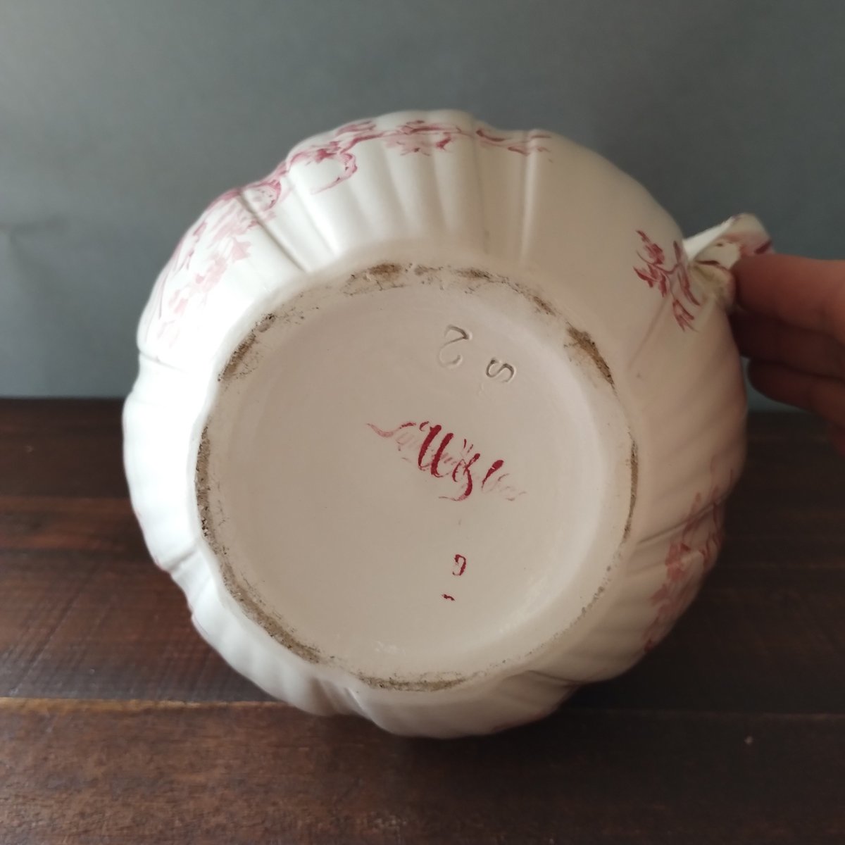 フランスアンティーク フォンタンジュ柄のピシェ | フランス