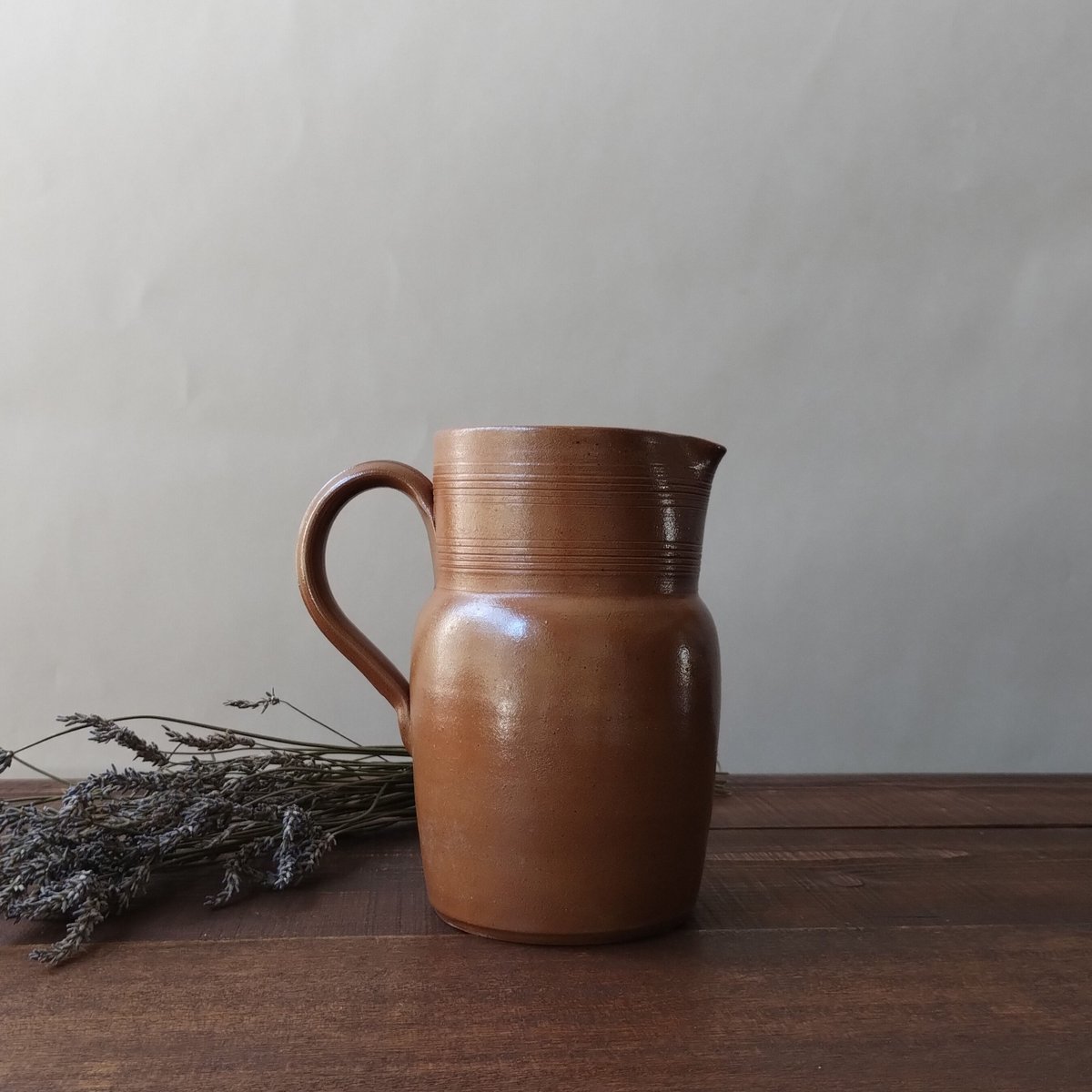 フランス アンティーク RICARD リカール ピッチャー なのっ スクエア 