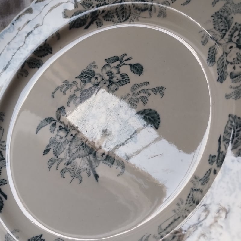 フランスアンティーク ボルドー窯のプレートa | フランス アンティーク