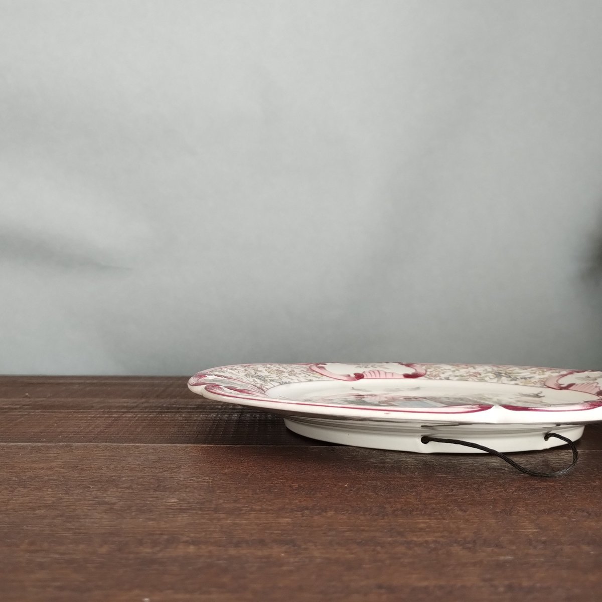 フランスアンティーク ♧ サルグミンヌ ♧ 陶器のジャーマンシェパード像 フランスアンティーク ♧ サルグミンヌ ♧ 陶器のジャーマンシェパード