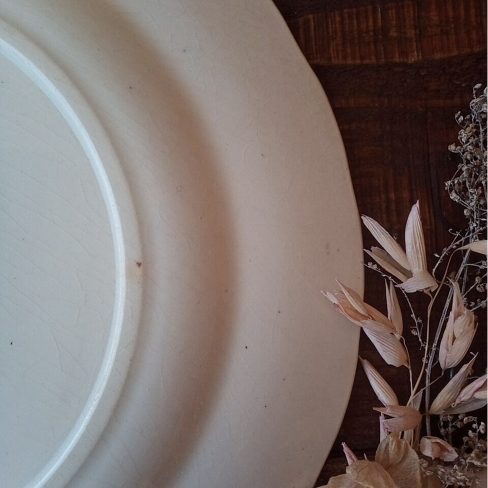 フランスアンティーク プレート フランスアンティーク ブラウンのプレート（ a ） | フランス