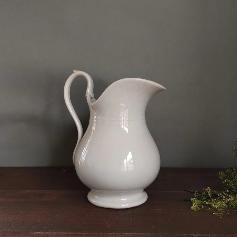 フランスアンティーク　ショワジールロワ　白　ピシェ　ピッチャー　花瓶　美品 CATEGORY ピシェ | jinen_antique