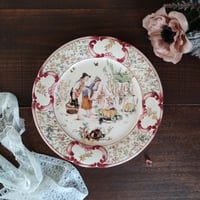 フランスアンティーク リシャールシリーズ 揚げ物をする女性