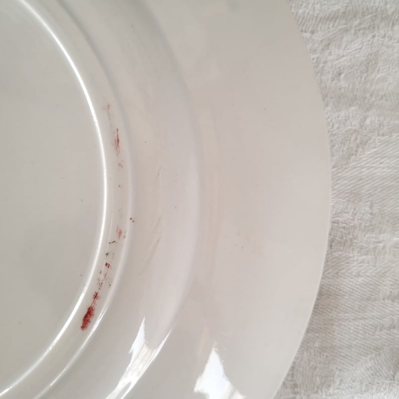 クレイユエモントロー 12角形デザートプレート 2枚セット フランス