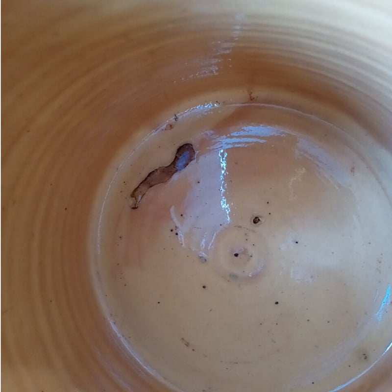 フランスアンティーク 南仏の大きな黄色のポット | フランス