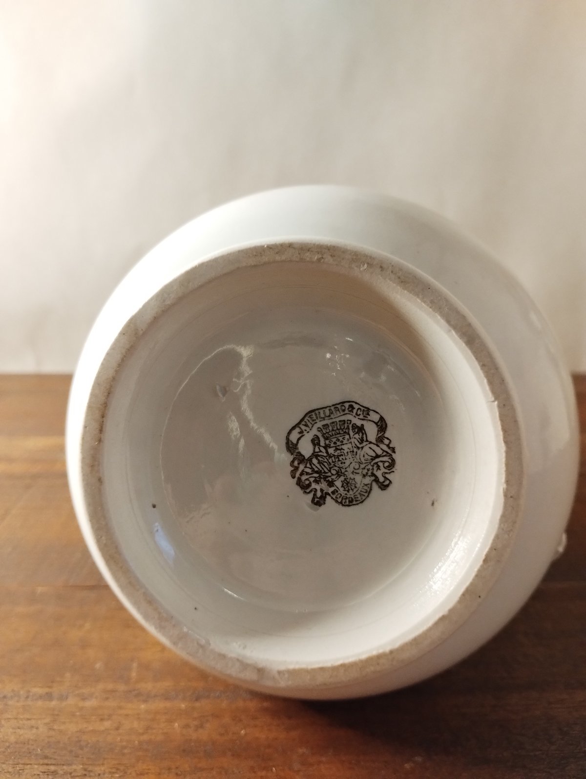 【M】フランスアンティーク/APILCO アヒル形の白いテリーヌポット M】フランスアンティーク/APILCO アヒル形の白いテリーヌポット