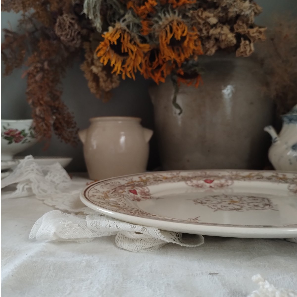 フランスアンティーク エミールブルジョワの大皿 | フランス