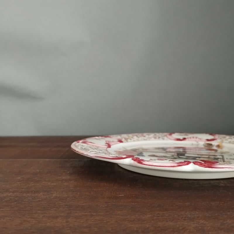 フランスアンティーク サルグミンヌ リシャールシリーズのプレートc