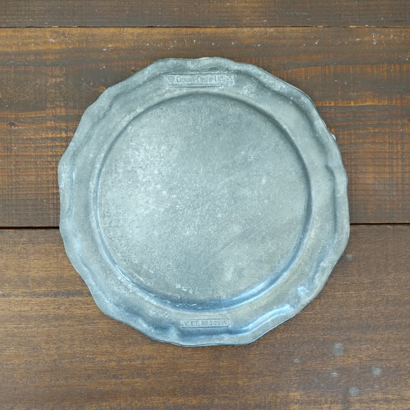 アメリカヴィンテージ ピュータープレート | フランス アンティーク