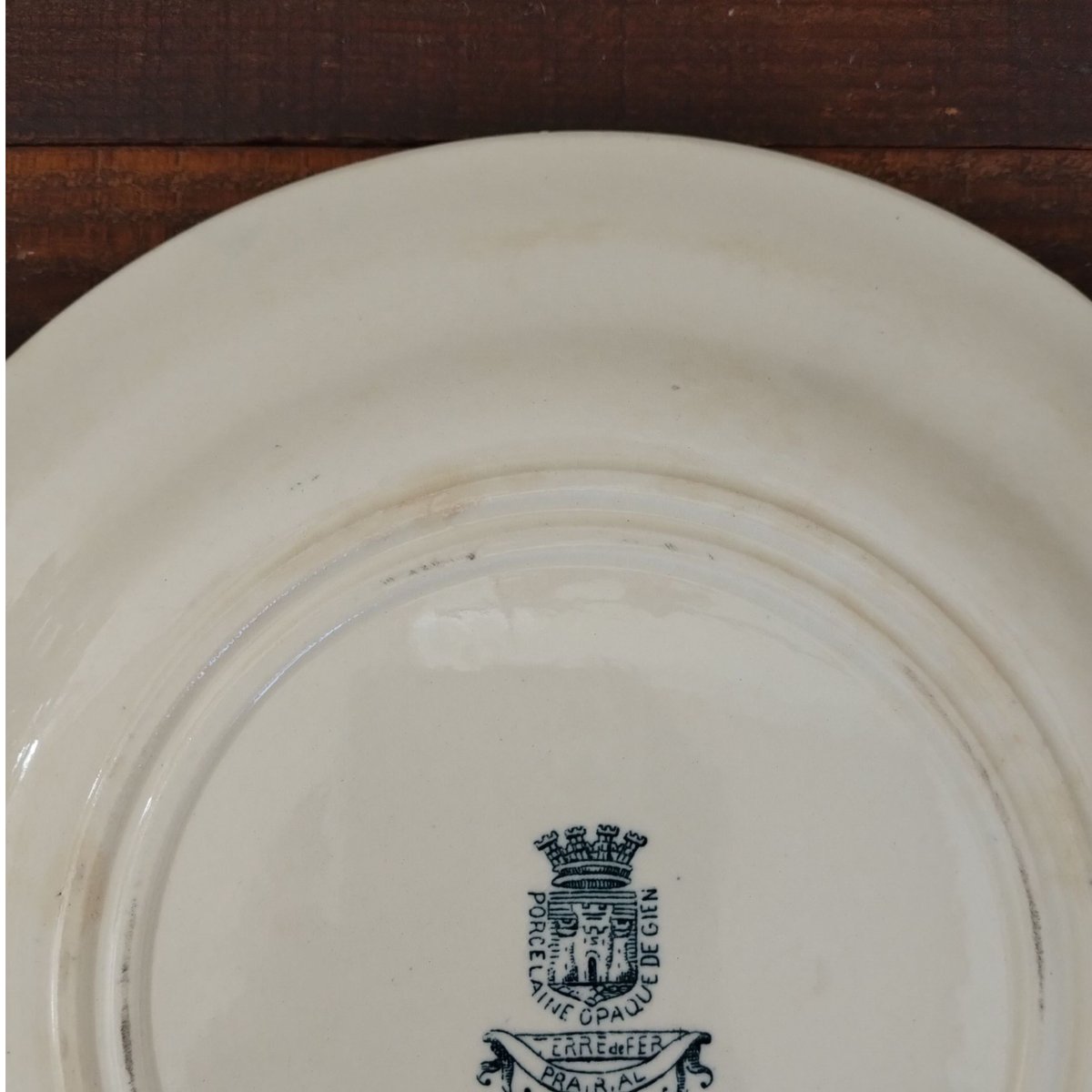 フランスアンティーク ジアンの可憐な花のプレート d | フランス