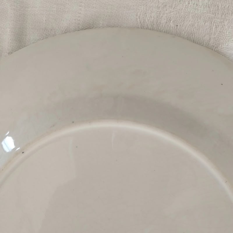 フランスアンティークプレート ジアンのマリーアントワネットb