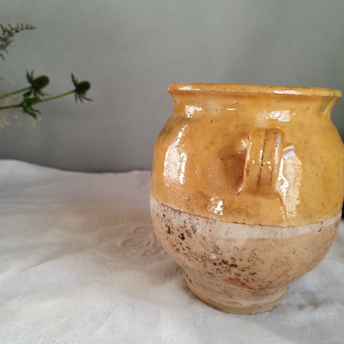 ご予約済み フランスアンティーク 南仏の壺 | フランス
