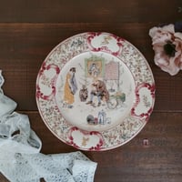 フランス　アンティーク　プレート　水切り　チーズ　豆腐　白　さくらんぼ 穴の開いたフェセル | フランス アンティーク 食器・花瓶 専門店