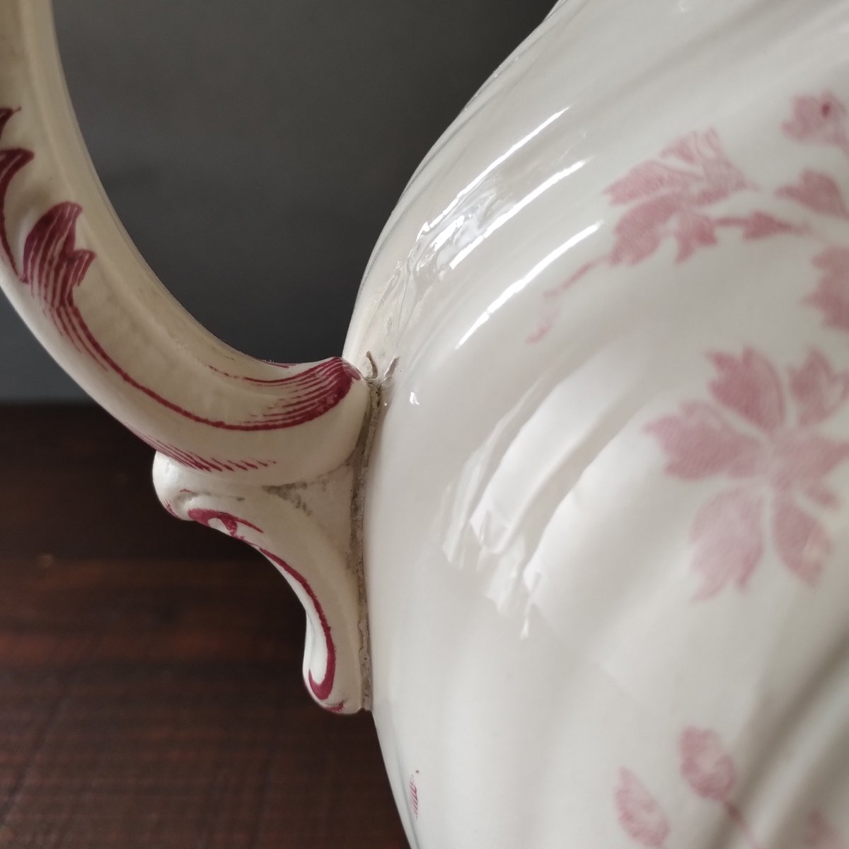 フランスアンティーク フォンタンジュ柄のピシェ | フランス