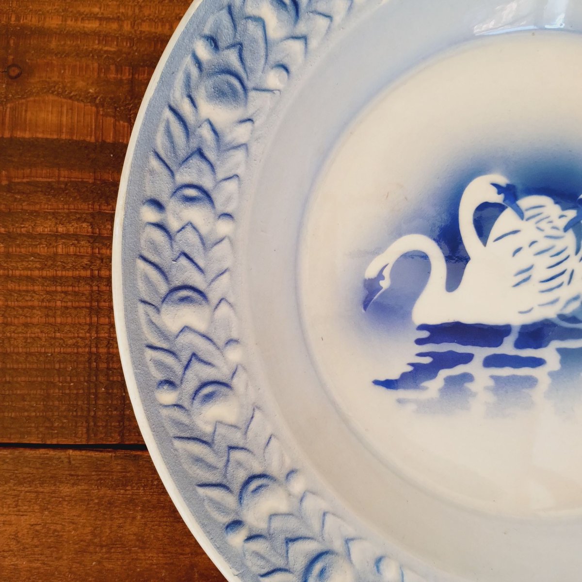 HB&C francais 小鳥 深皿 プレート アンティーク フランス