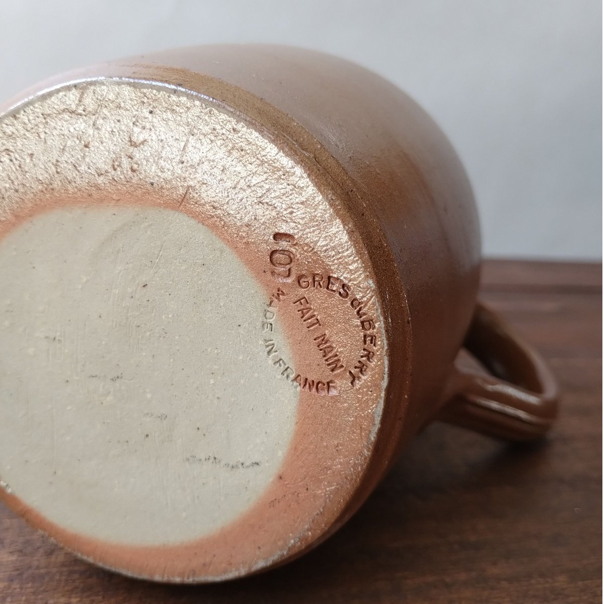 フランスヴィンテージ テラコッタ色のピッチャー4 | フランス