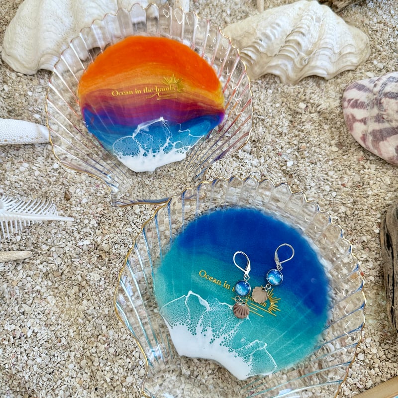 海の小物入れ オーロラシェル | Ocean in the hands®︎