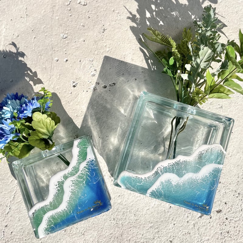 海のフラワーベース Msize | Ocean in the hands®︎
