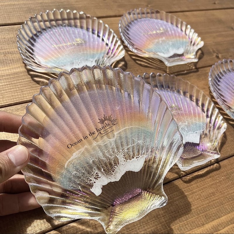 海の小物入れ オーロラシェル | Ocean in the hands®︎