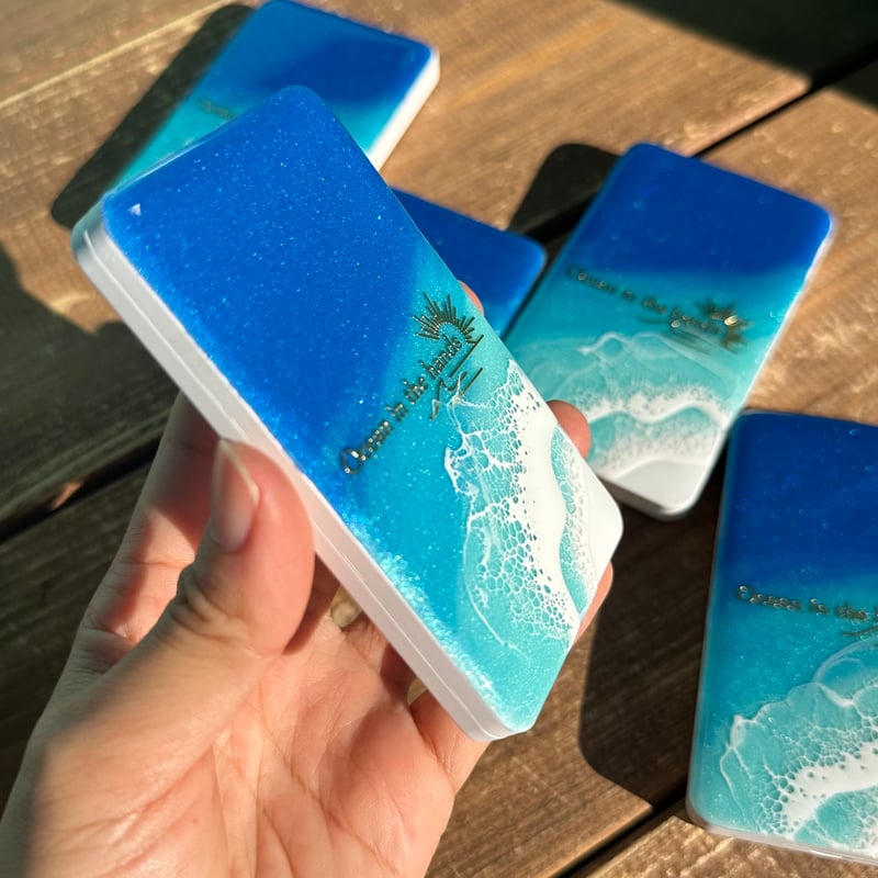 コンパクトミラー コーム付き | Ocean in the hands®︎