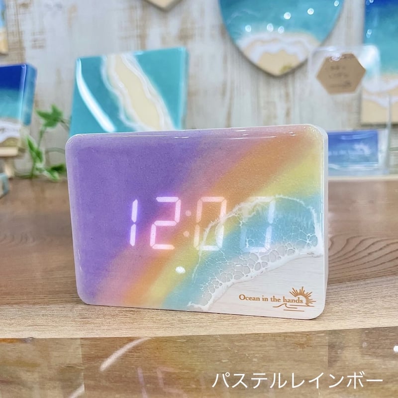 Ocean digital clock | Ocean in the hands®︎