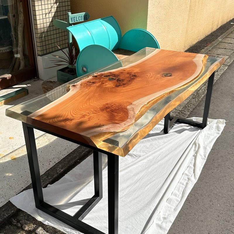 樹齢300年の欅レジンテーブル※お問い合わせ商品 | Ocean in the 樹齢300年の欅レジンテーブル※お問い合わせ商品 | Ocean in the