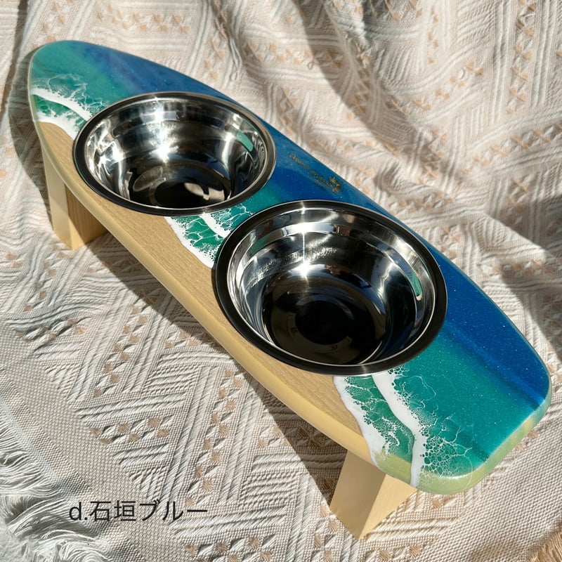 ペット　フードトレー　餌入れ　レジン ペットフードトレー餌入れレジン