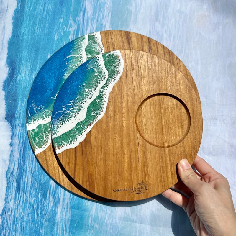 カッティングボード（カップ穴有medium) | Ocean in the hands®︎