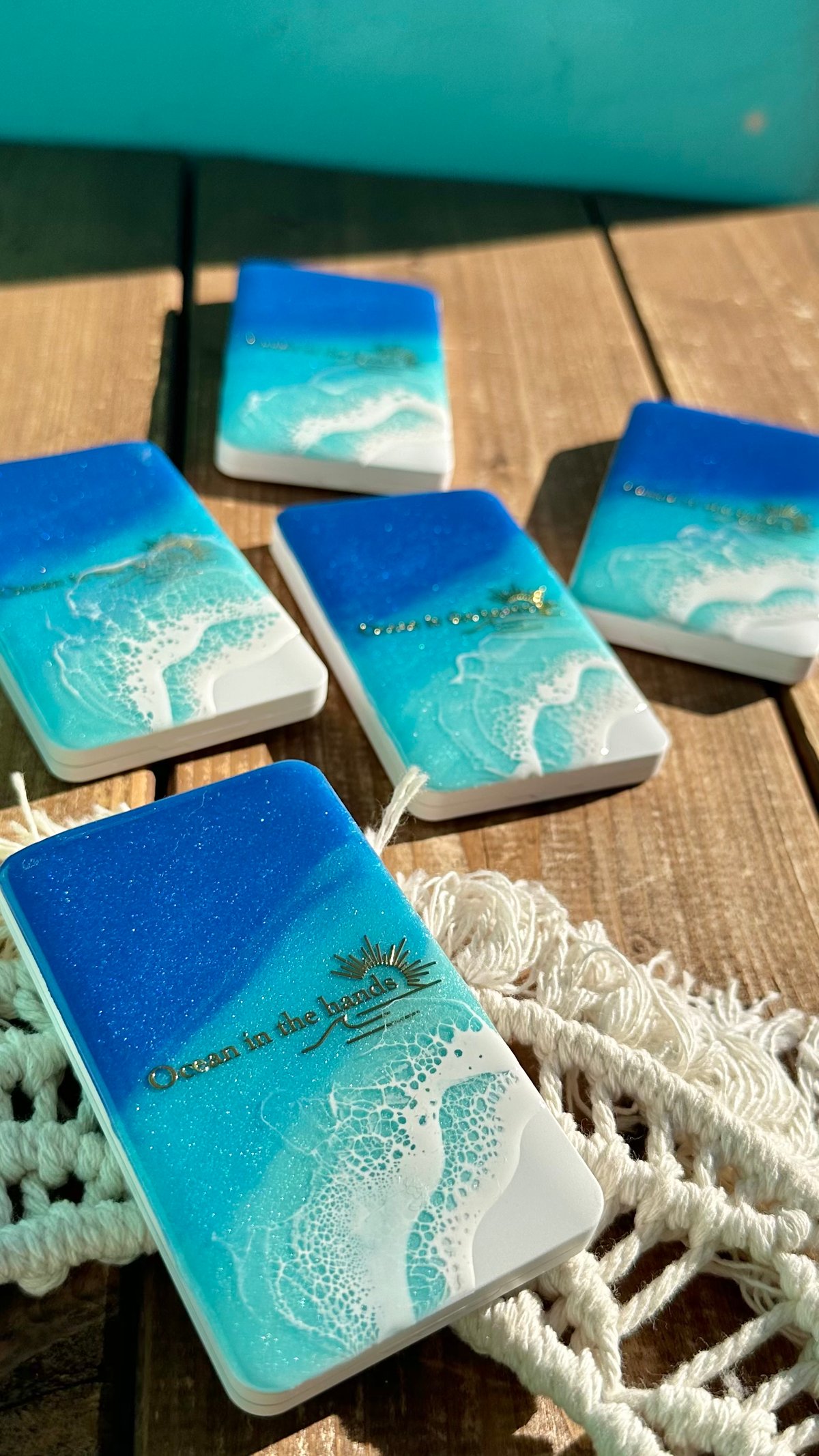 コンパクトミラー コーム付き | Ocean in the hands®︎