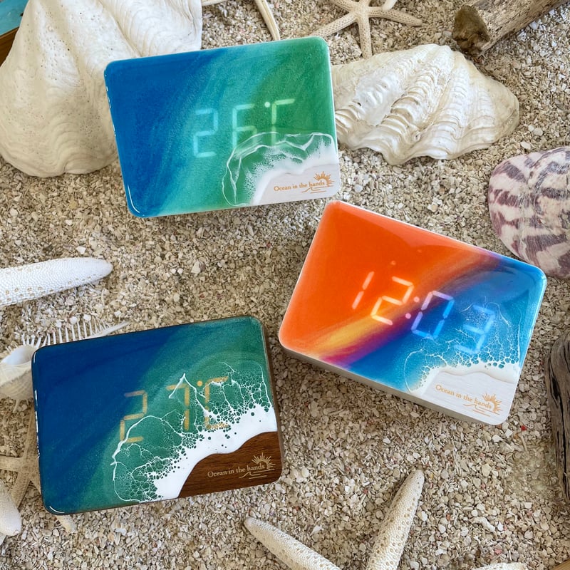 Ocean digital clock | Ocean in the hands®︎