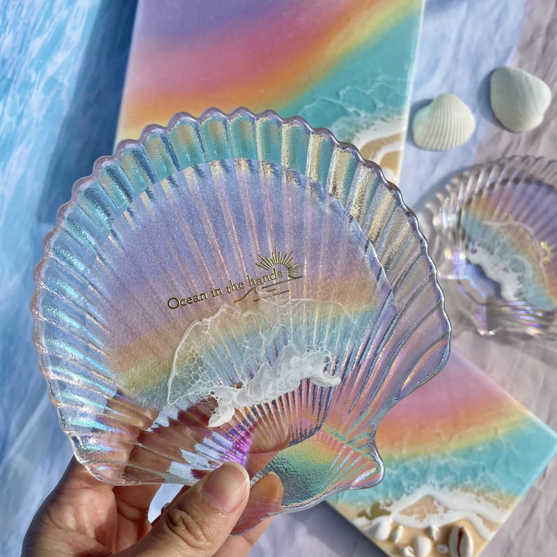 海の小物入れ オーロラシェル | Ocean in the hands®︎