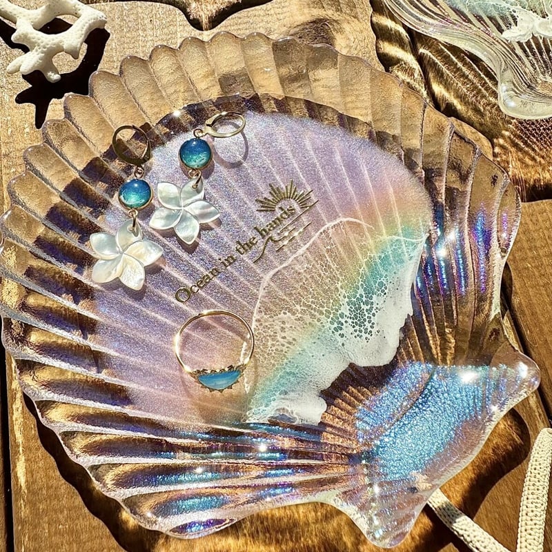 海の小物入れ オーロラシェル | Ocean in the hands®︎