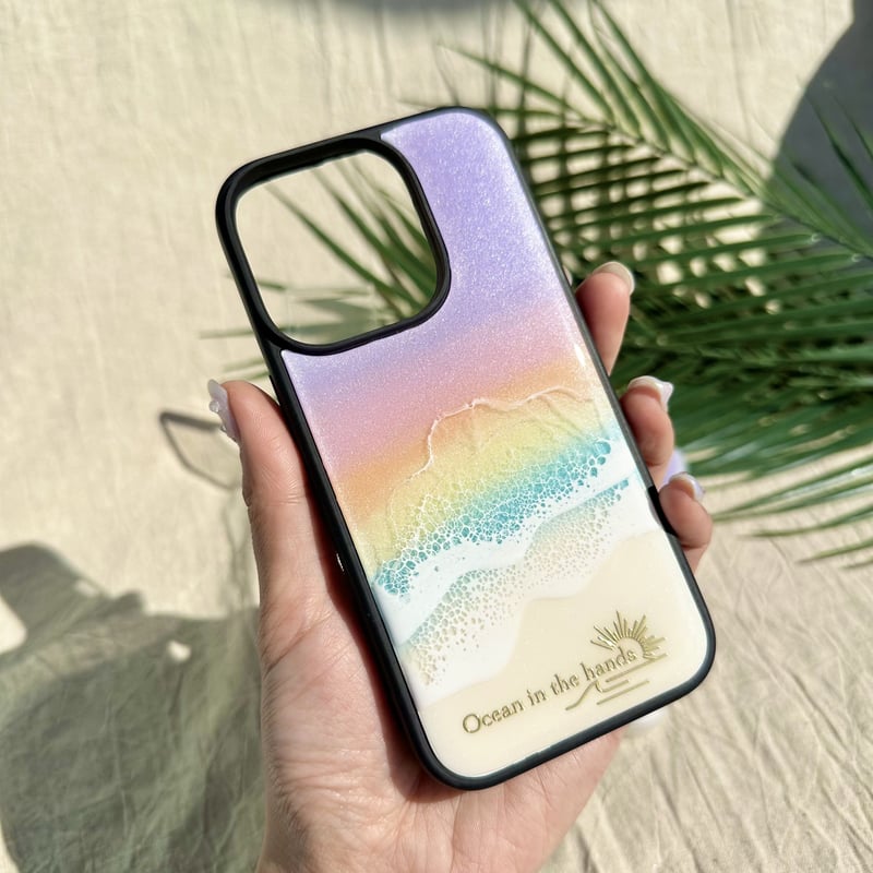 海の携帯ケースiPhone15pro MAX/15plus【オーダー制作】 | Ocean i