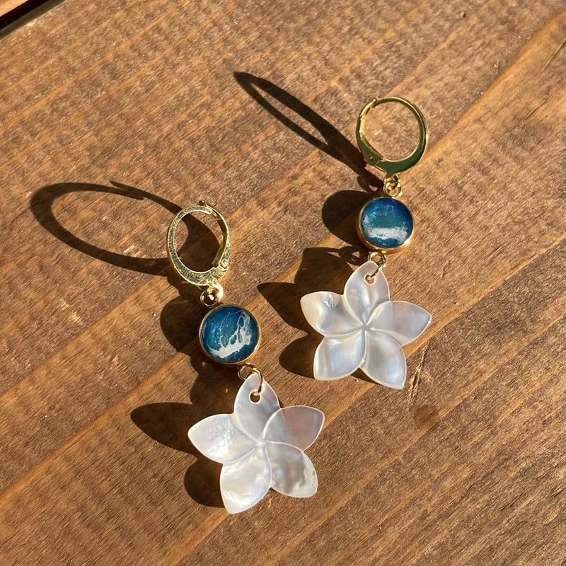 プルメリアピアス | Ocean in the hands®︎